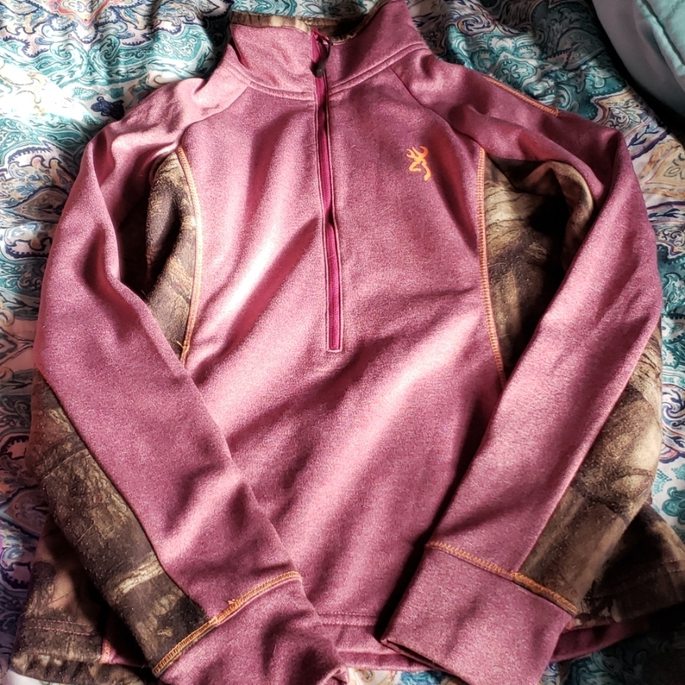 Browning half zip sweatshirt